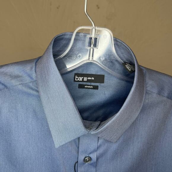 Bar III NWT Long Sleeve Button Up Dress Shirt Size Large - Picture 4 of 5